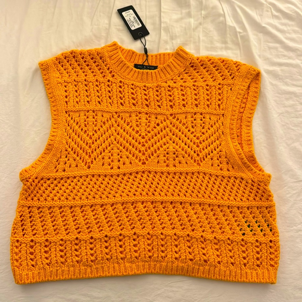 rag & bone sleeveless sweater, size medium